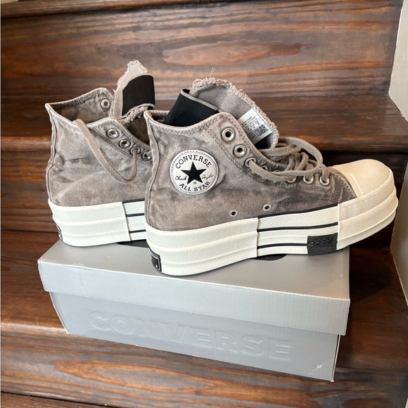 NWT Rick Owen’s DRKSHDW x Converse platform high-top sneakers W 9.5 - Picture 2 of 5